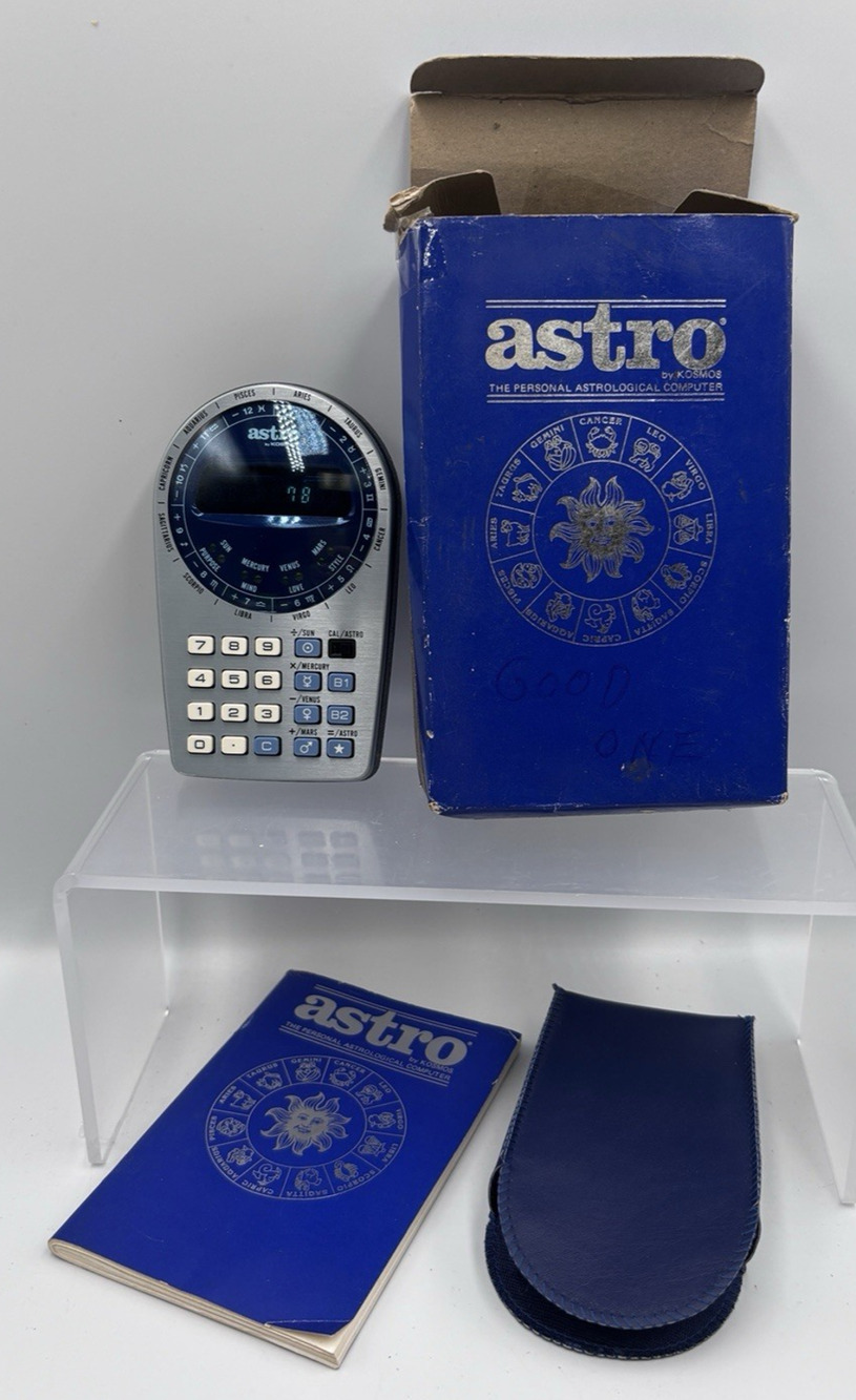 Vintage Astro by Kosmos The Personal Astrological Computer w/Manual TESTED See